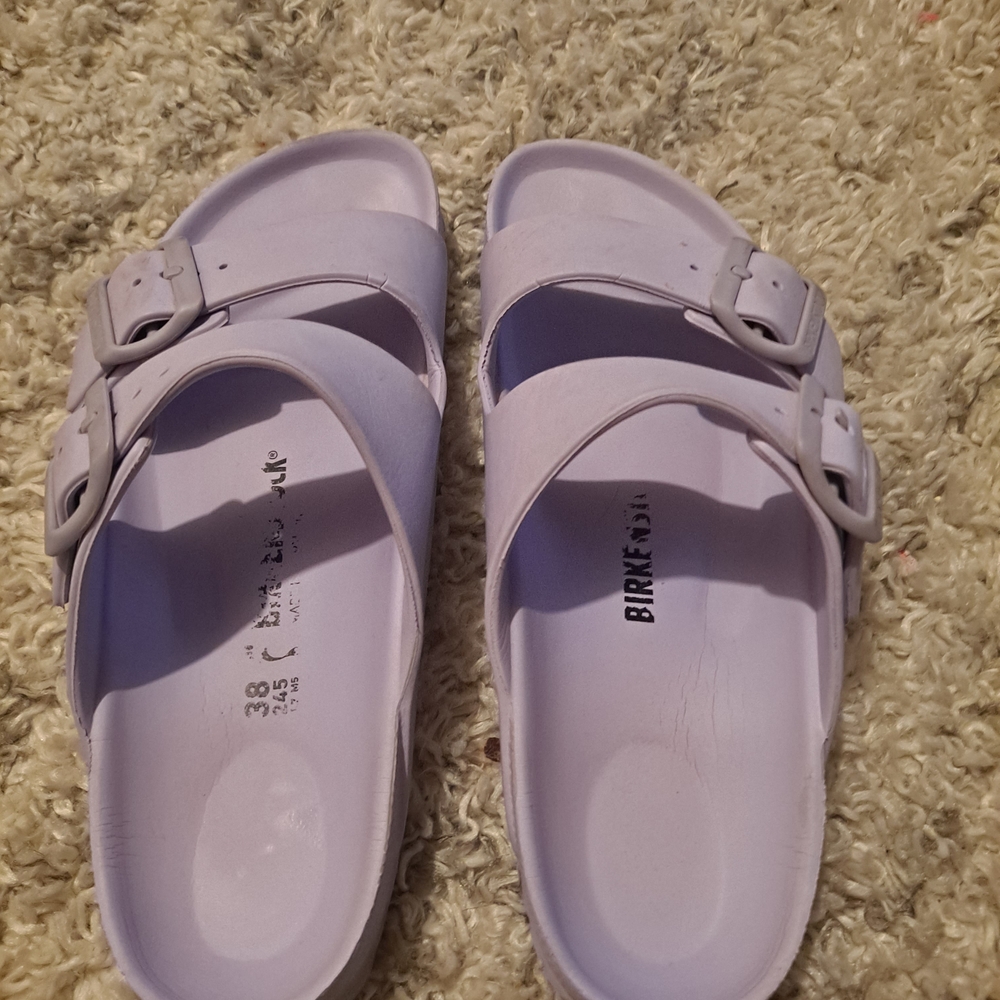 Birkenstock Kids' Lavender Arizona EVA Sandals